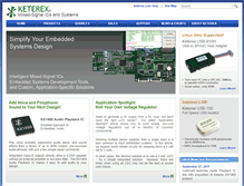 Tablet Screenshot of keterex.com